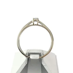 Solitaire d'occasion or 750 blanc diamant