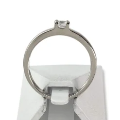 Solitaire d'occasion or 750 blanc diamant