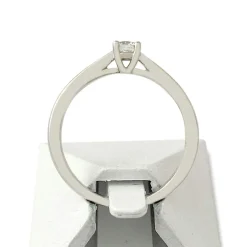 Solitaire d'occasion or 750 blanc diamant
