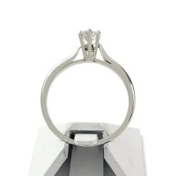 Solitaire d'occasion or 585 blanc diamant