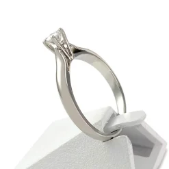 Solitaire d'occasion or 585 blanc diamant