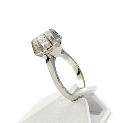 Solitaire d'occasion or 750 blanc platine diamant
