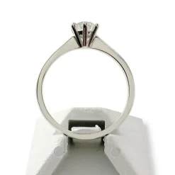 Solitaire d'occasion or 750 blanc diamant