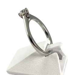 Solitaire d'occasion or 750 blanc diamant
