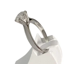 Solitaire d'occasion or 750 blanc diamant