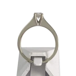 Solitaire d'occasion or 585 blanc diamant