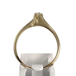 Solitaire d'occasion or 750 jaune diamant