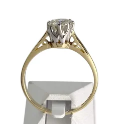 Solitaire d'occasion 2 ors 750 diamant