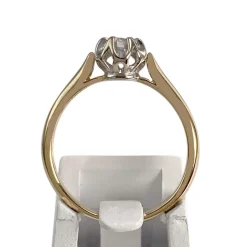 Solitaire d'occasion 2 ors 750 diamant